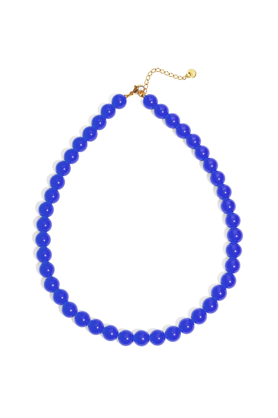 Mini bubbel kralen ketting - royal blauw