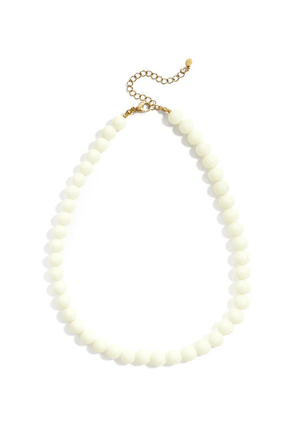Mini bubbel kralen ketting - wit