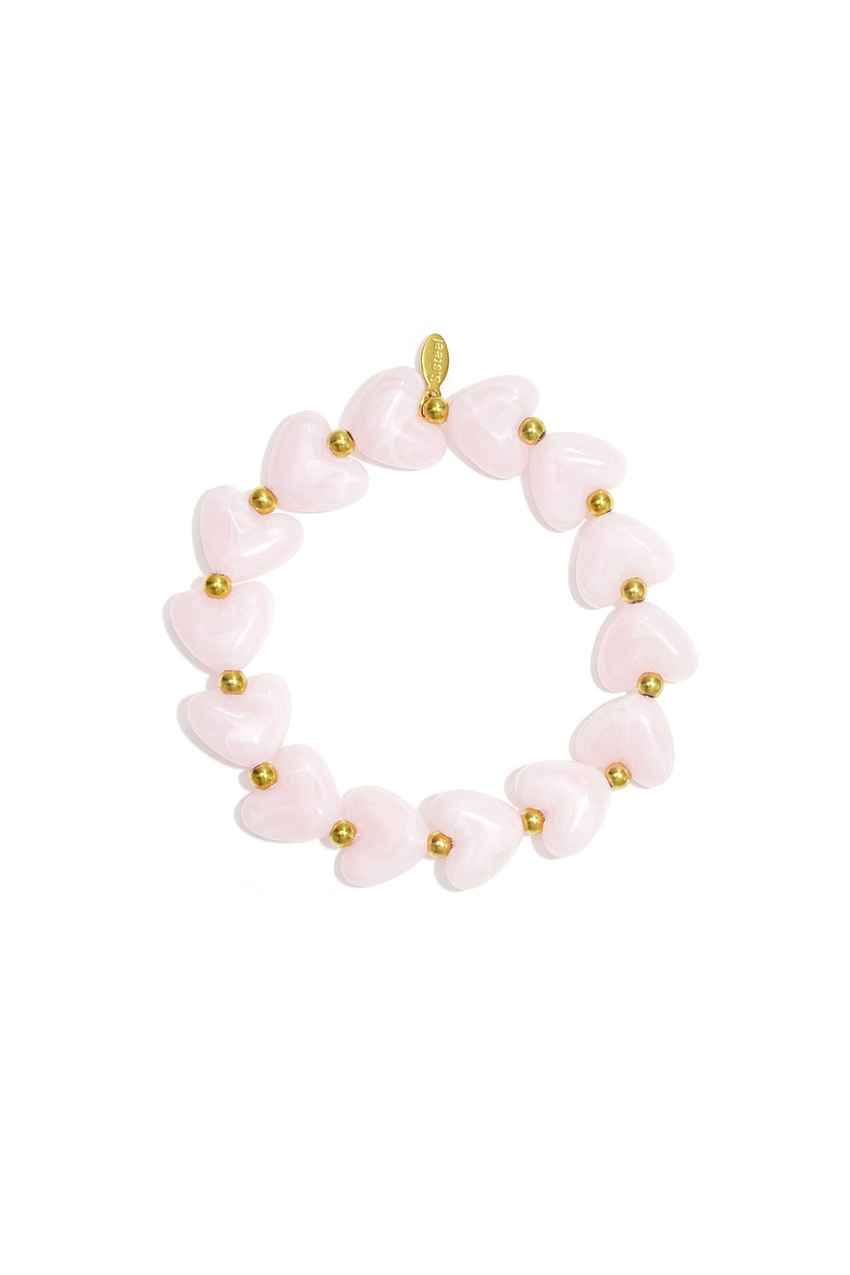 Armbandje Luna - baby roze