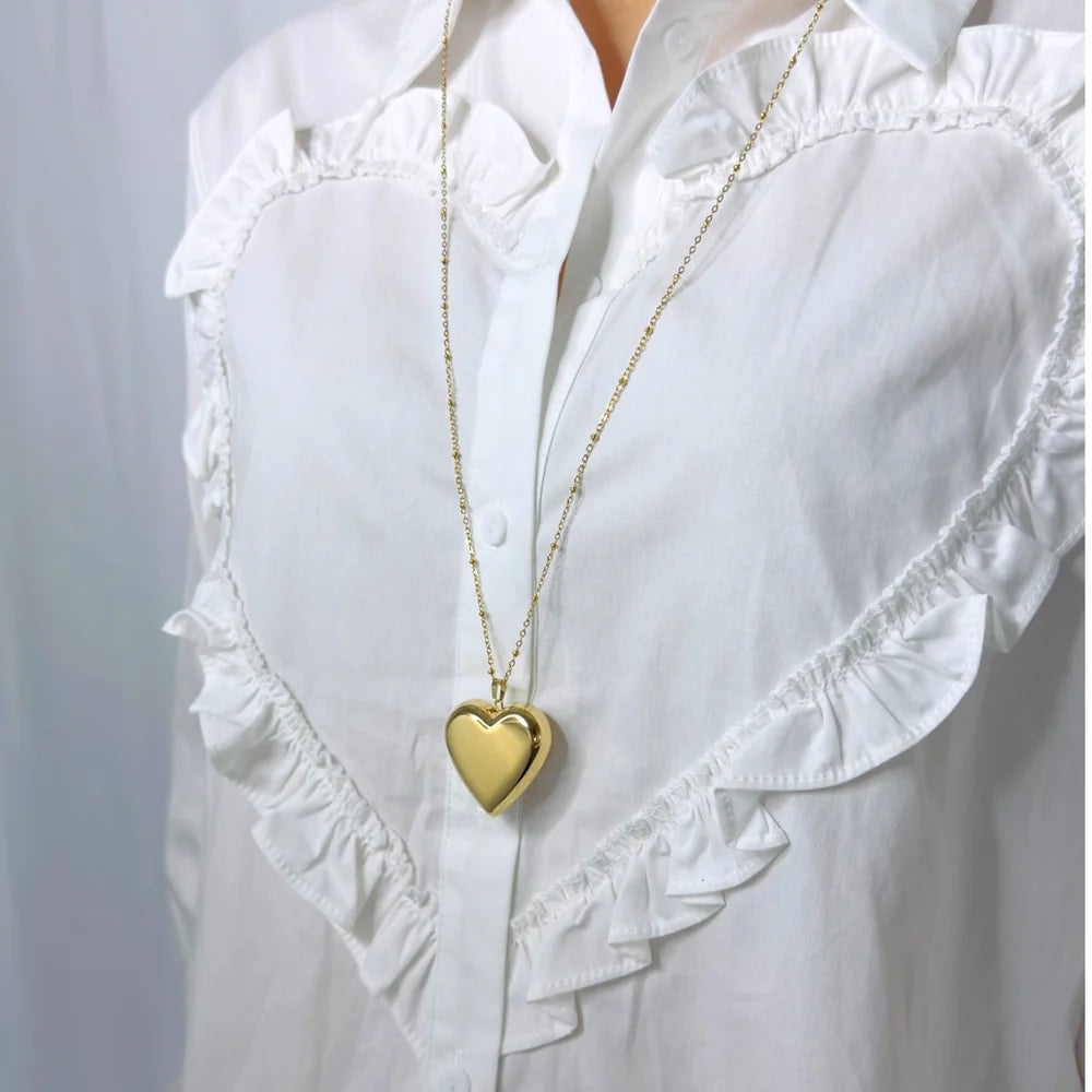 Lange hartjes ketting
