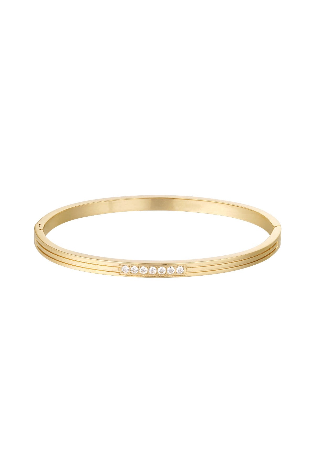 6 steentjes bangle