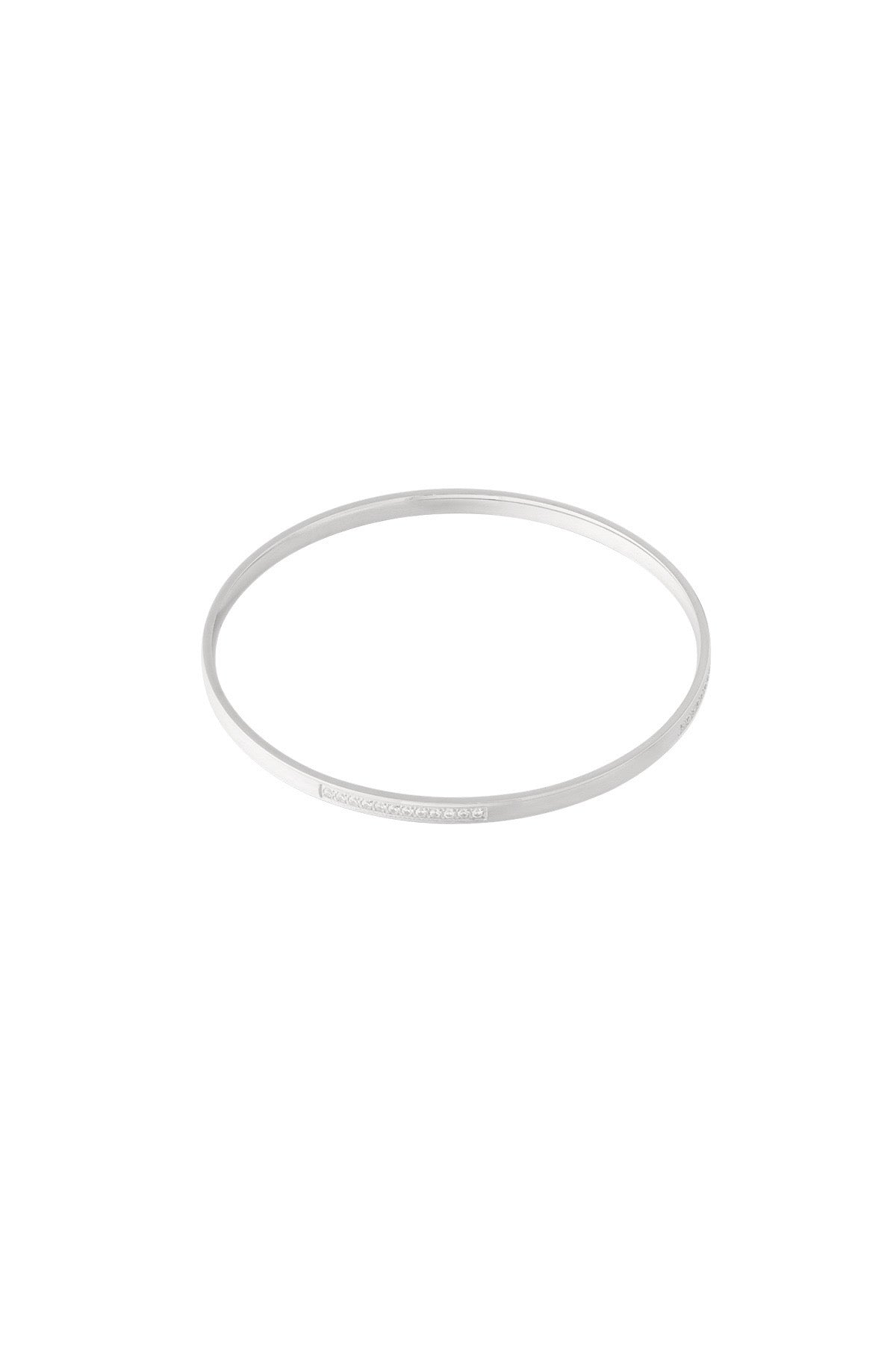 4 kanten steentjes bangle