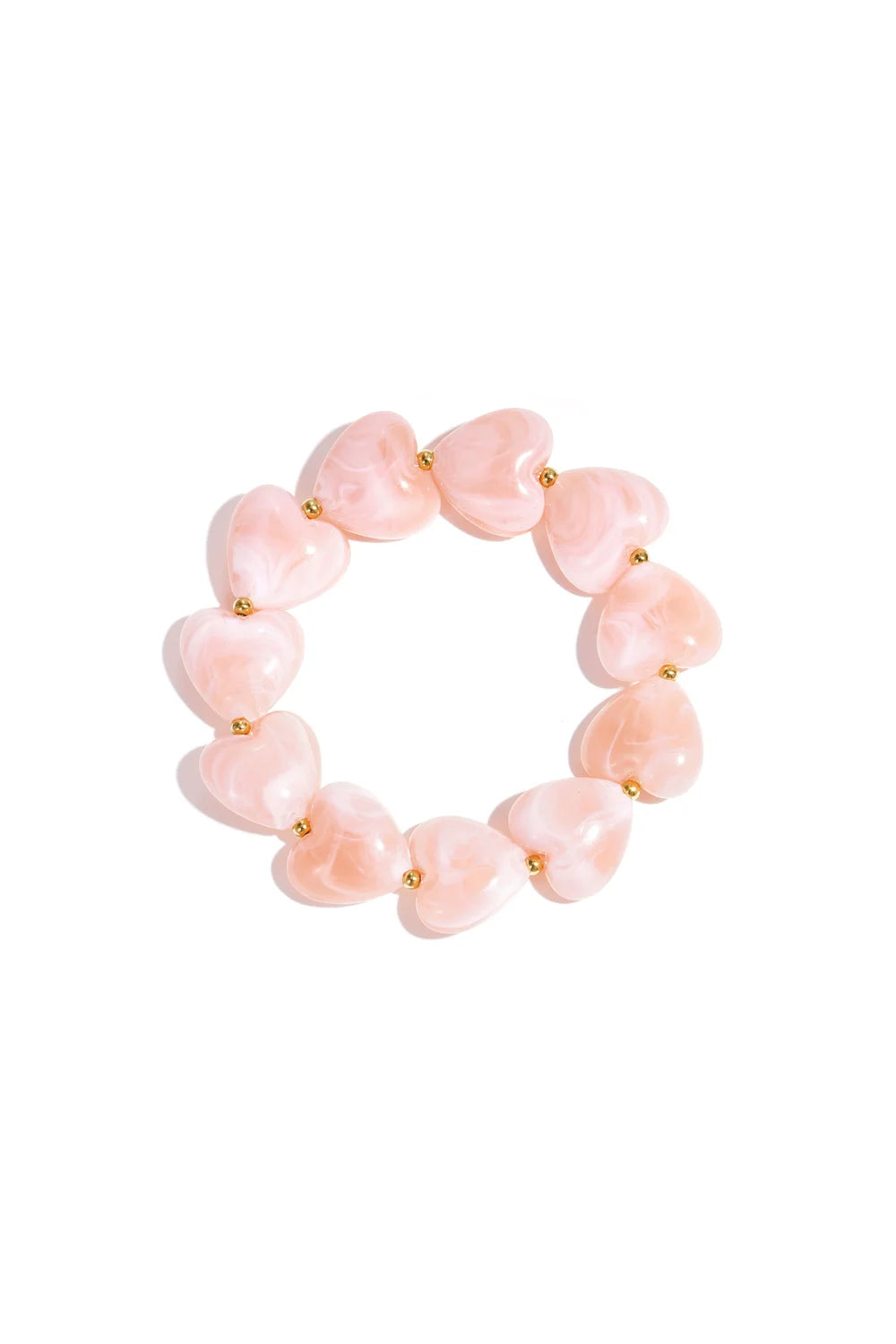 Luna armbandje - roze wit