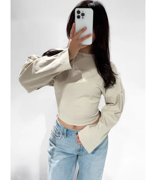 Redefined top - beige