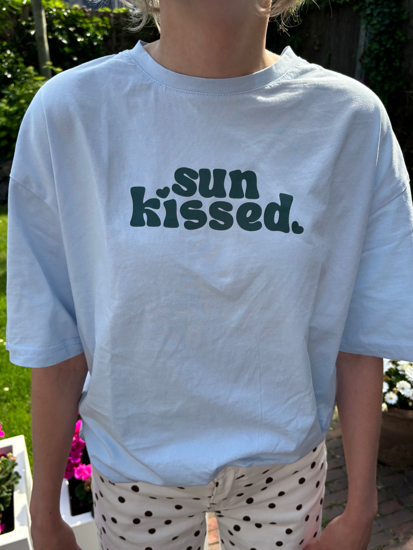 Sun kissed oversized t-shirt