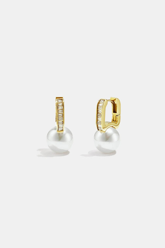 Isaline pearl oorbellen