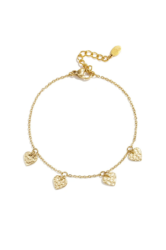 Madelief armbandje - goud