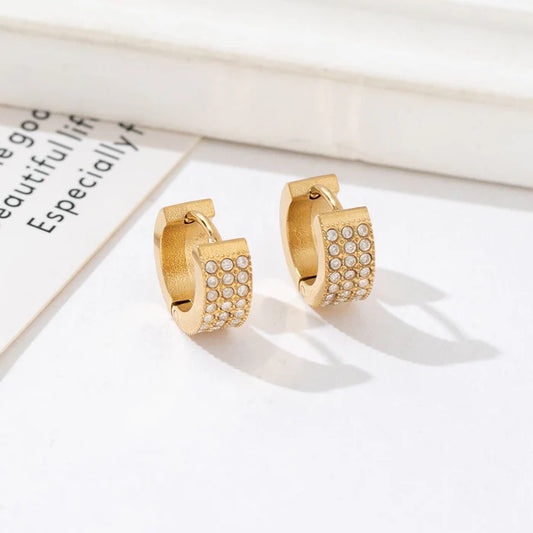 Strass oorbellen