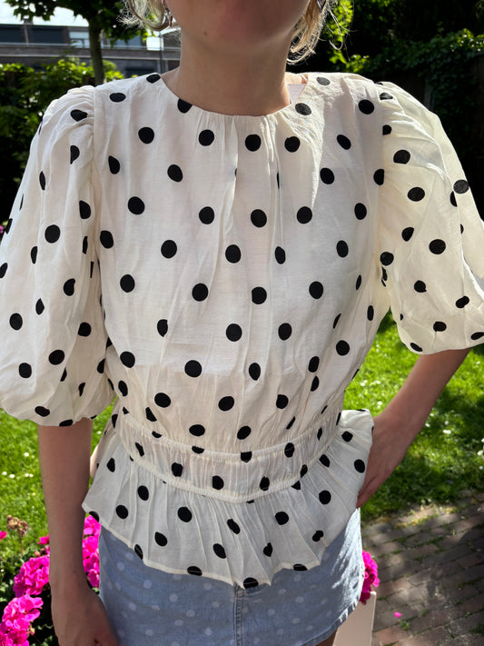 Poppy dots top