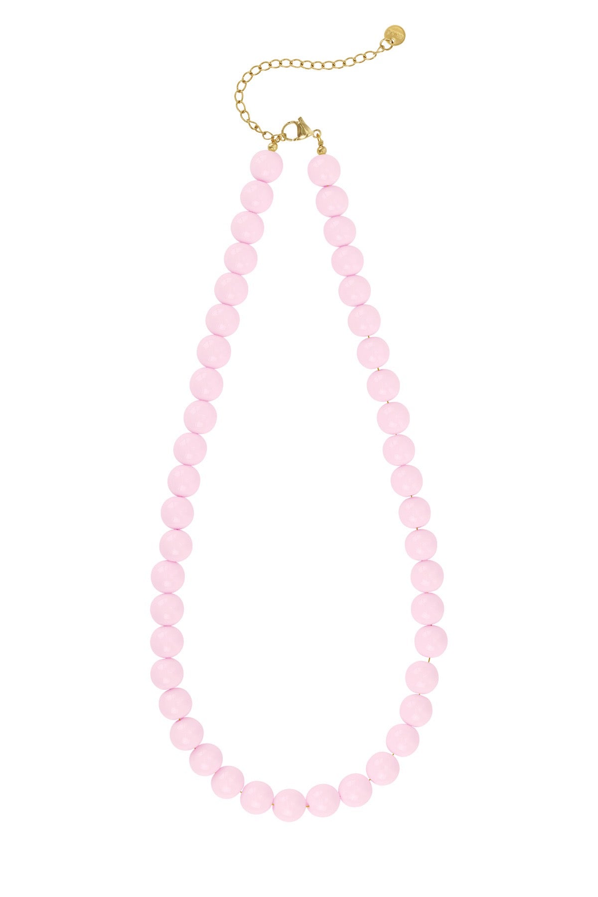 Mini bubbel kralen ketting - roze