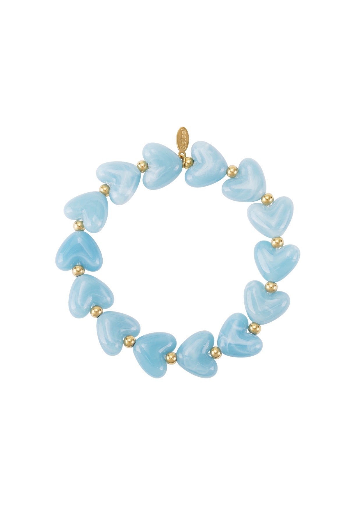 Armbandje Luna - licht blauw