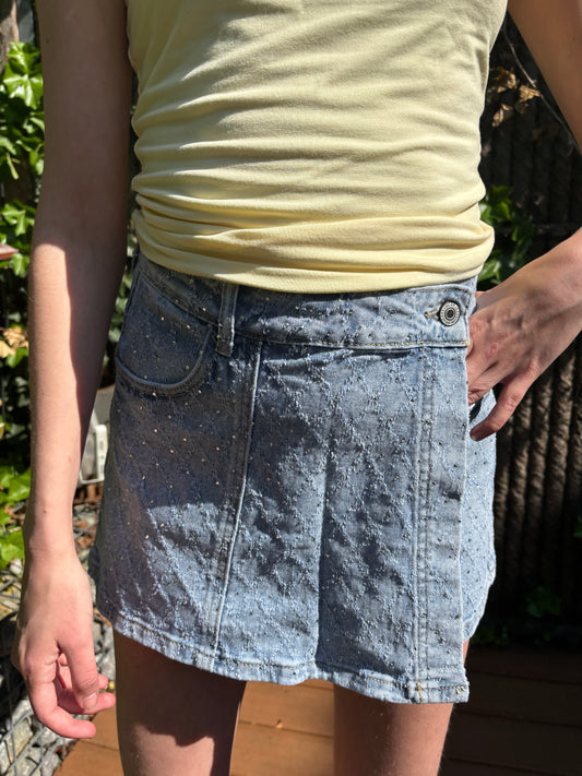 Evy glitter broek rokje