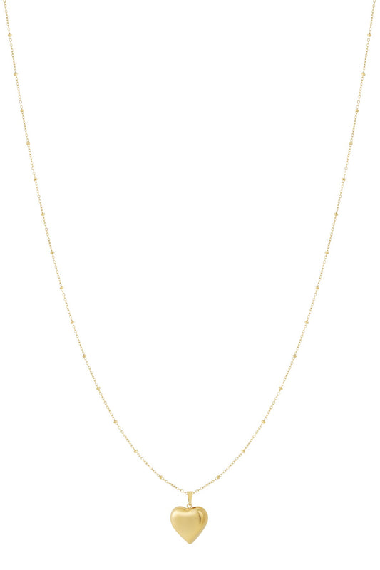 Mini hart lange ketting