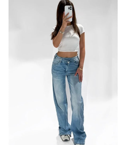 CROSS WAIST JEANS