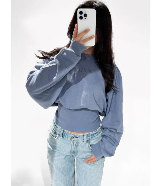REDEFINED 3D SWEATER - DENIM