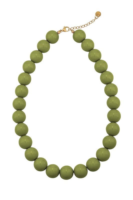 Bubbel kralen ketting big - groen