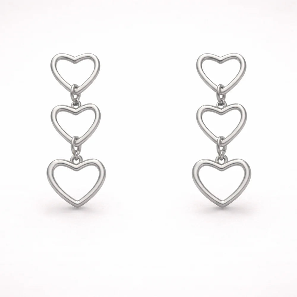 Trips hearts oorbellen