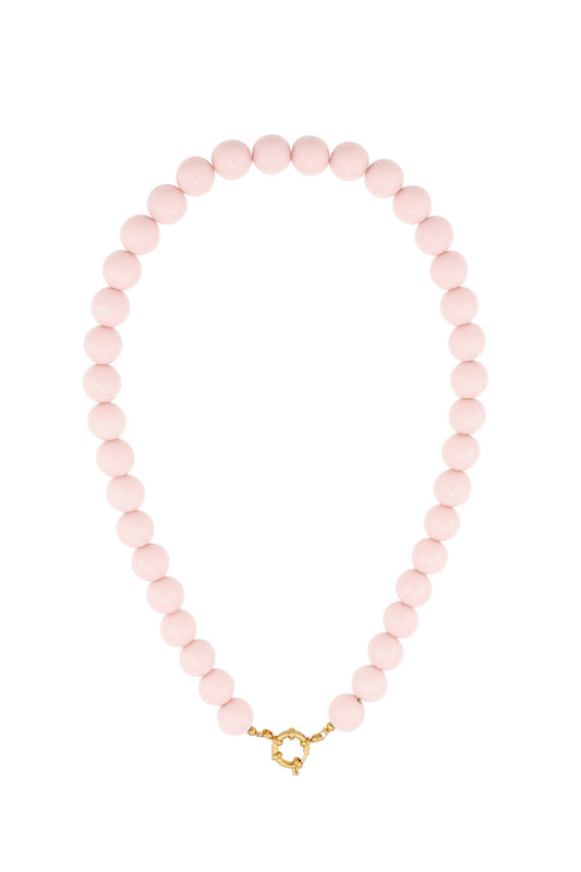 Bubbel kralen ketting - met slot