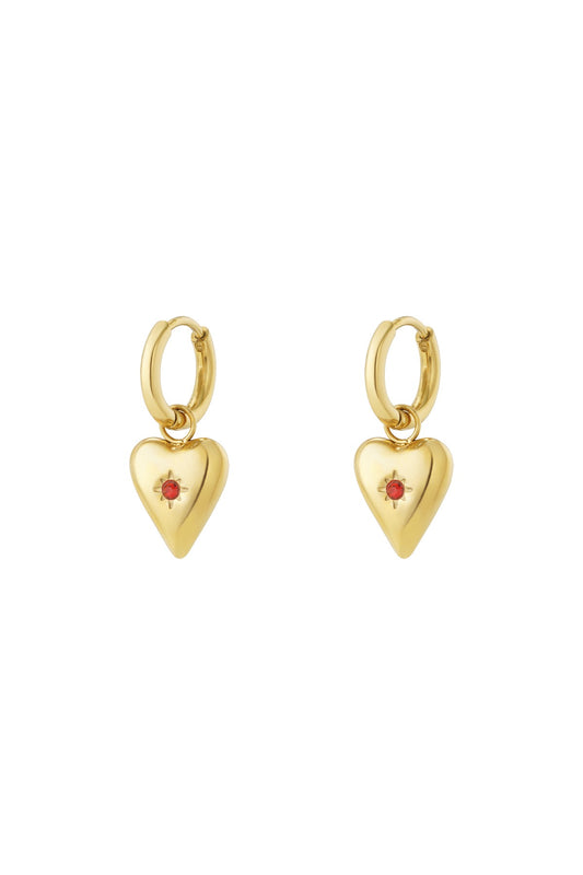 Birthstone oorbellen