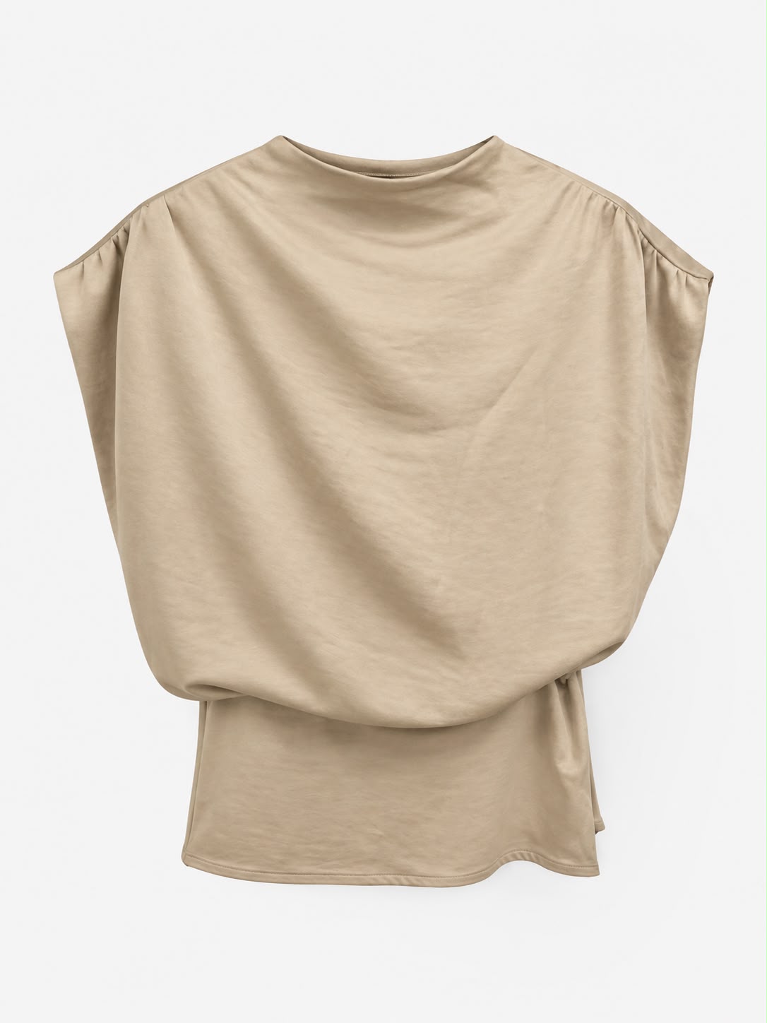 Champagne Satin Top
