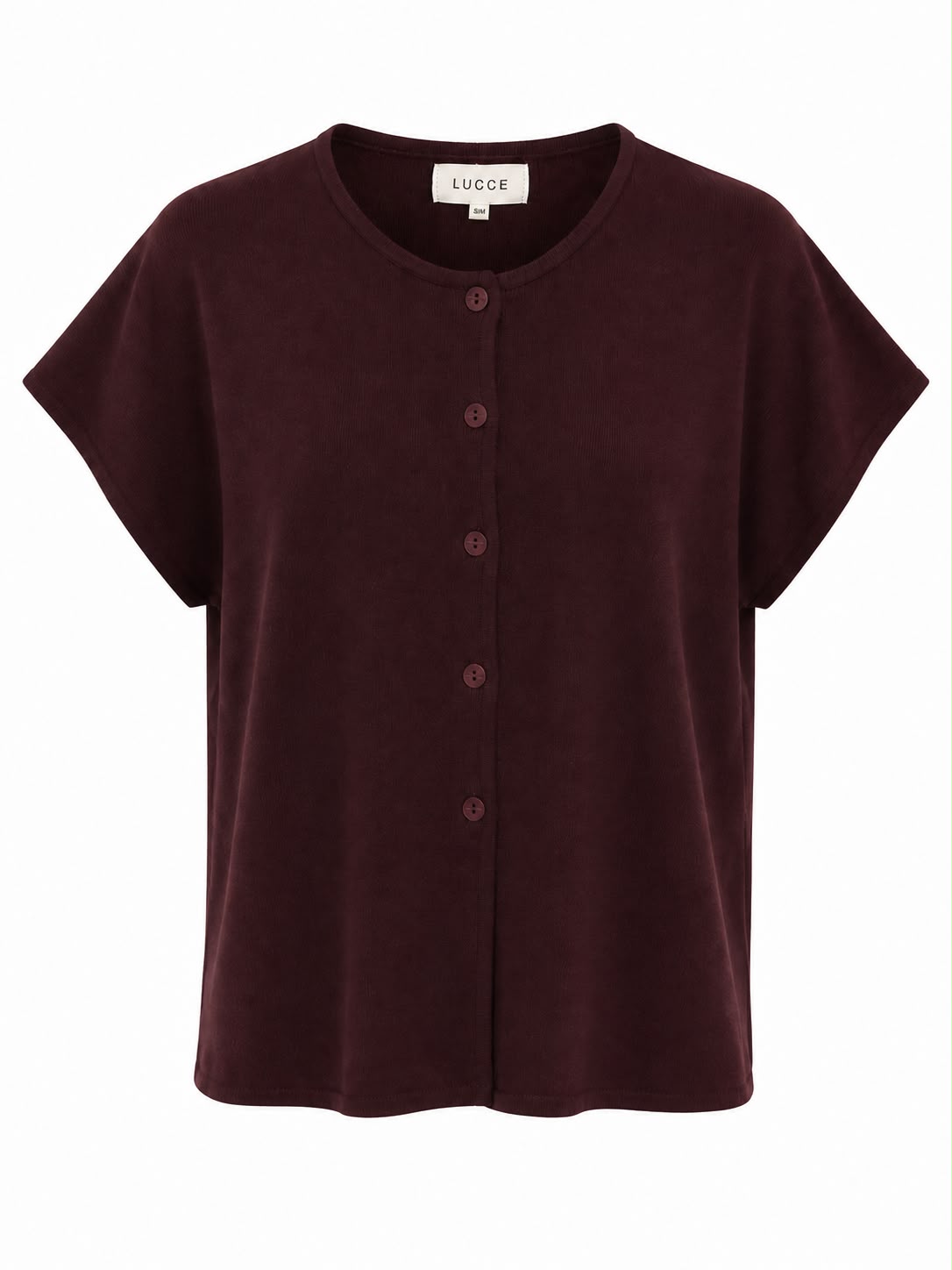 Bordeaux back bow top